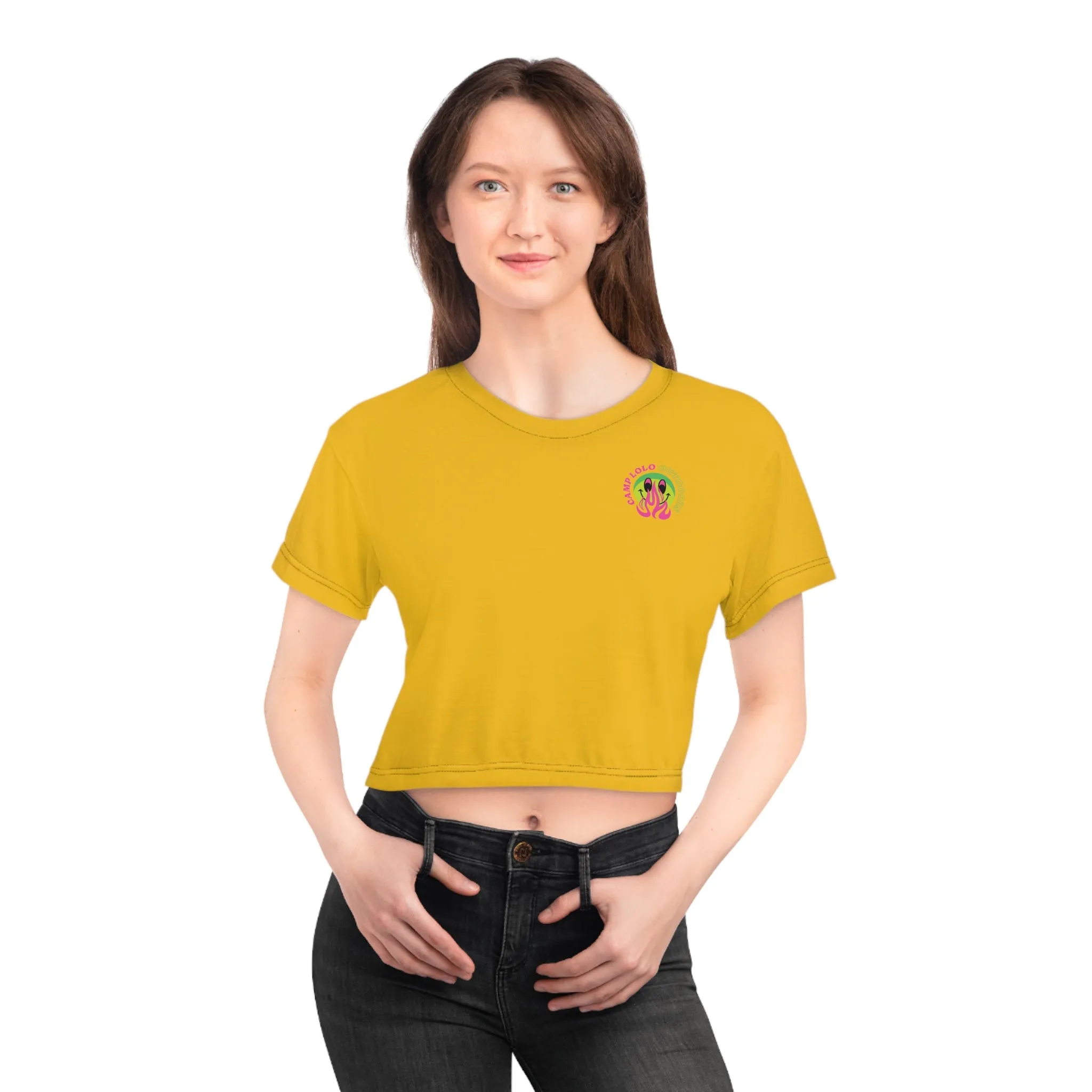 Happy Camper Crop Tee