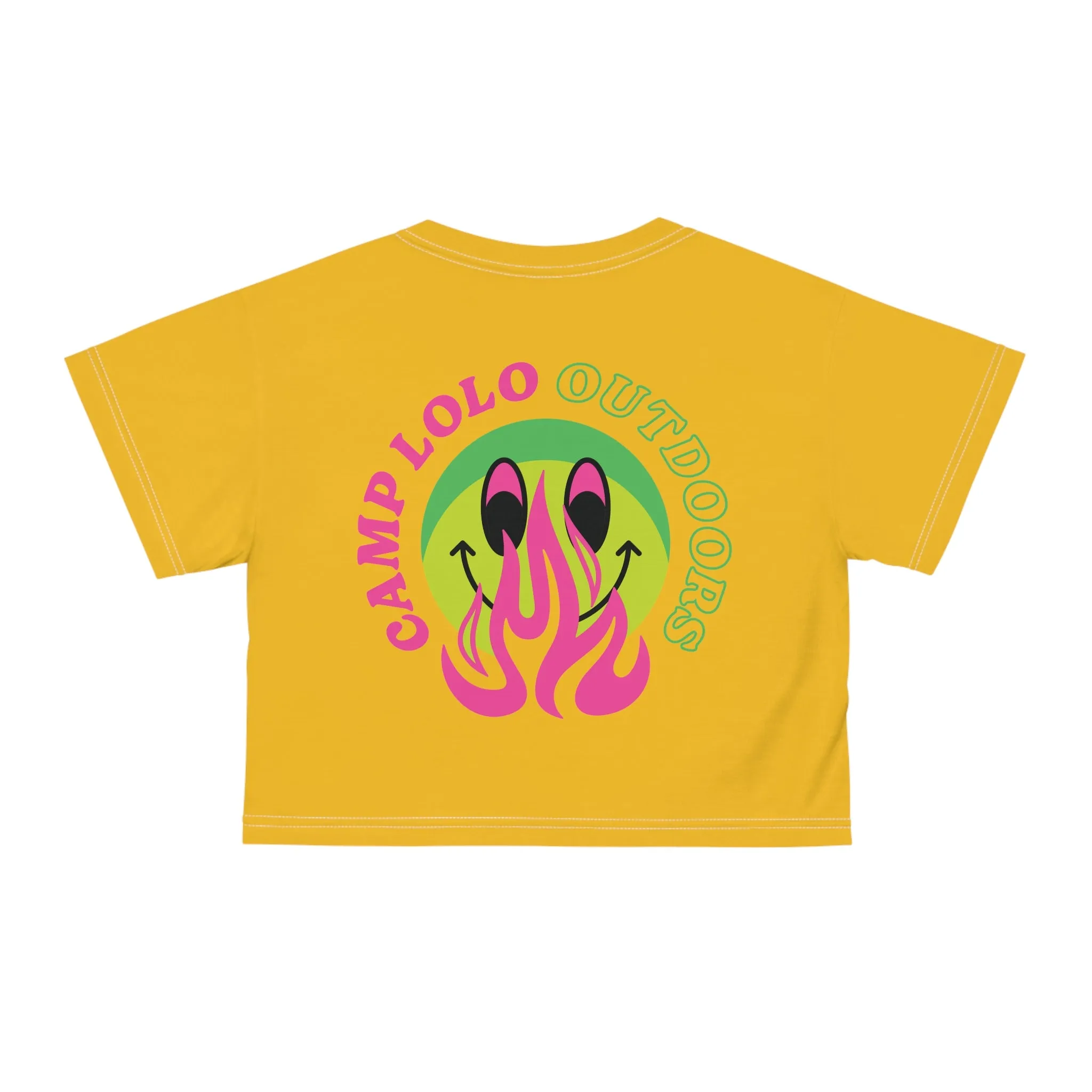 Happy Camper Crop Tee
