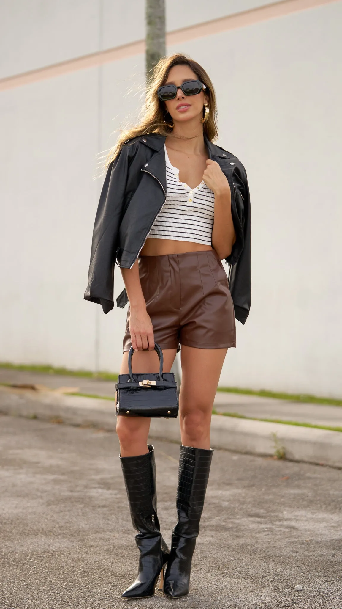 Helga shorts in brown