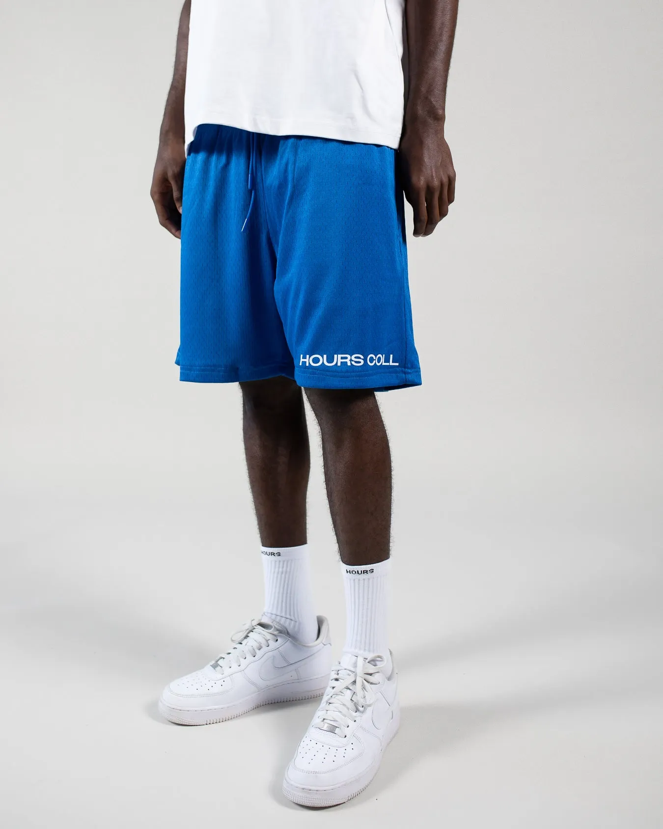 Hours Coll Mesh Shorts - Royal Blue