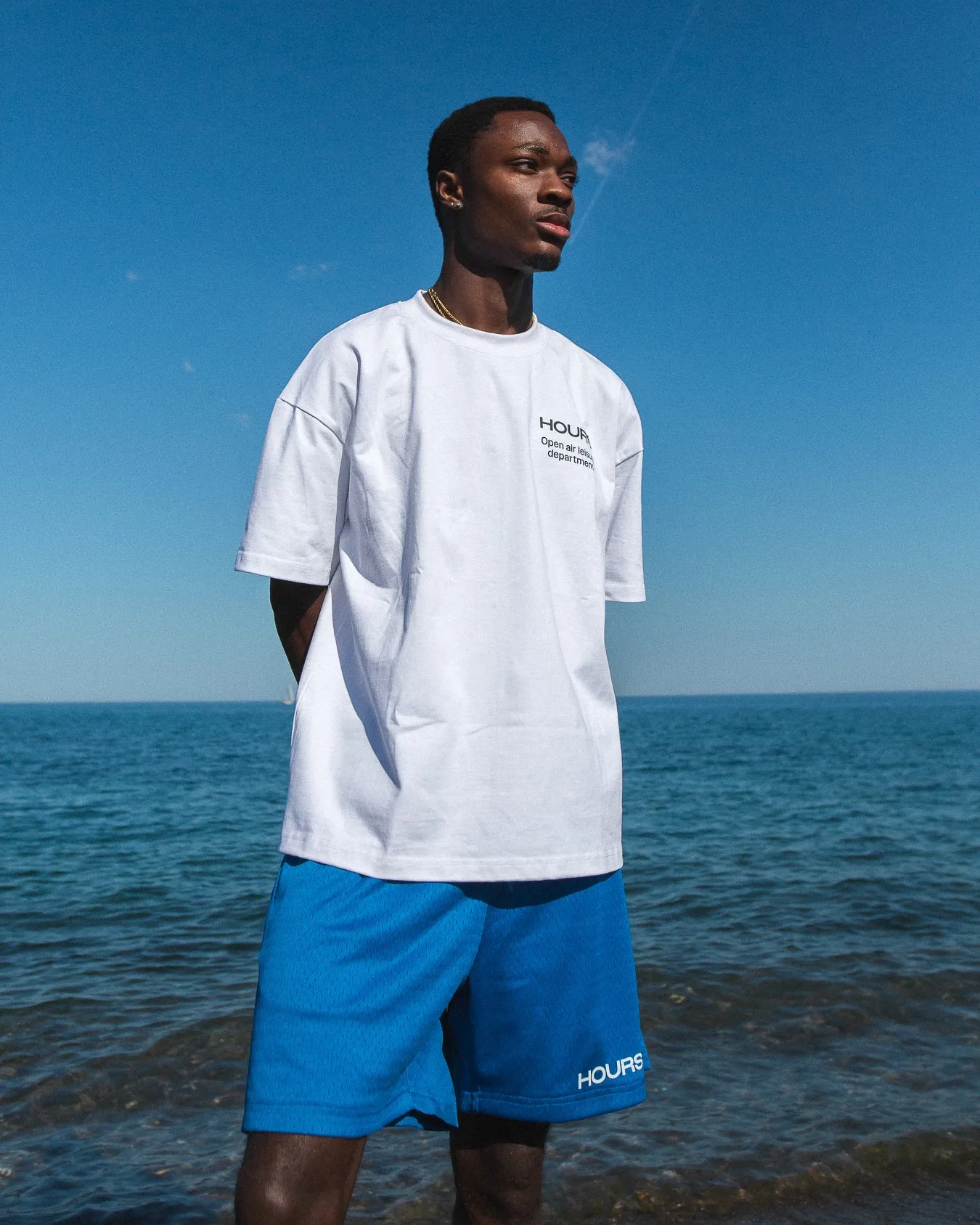 Hours Coll Mesh Shorts - Royal Blue