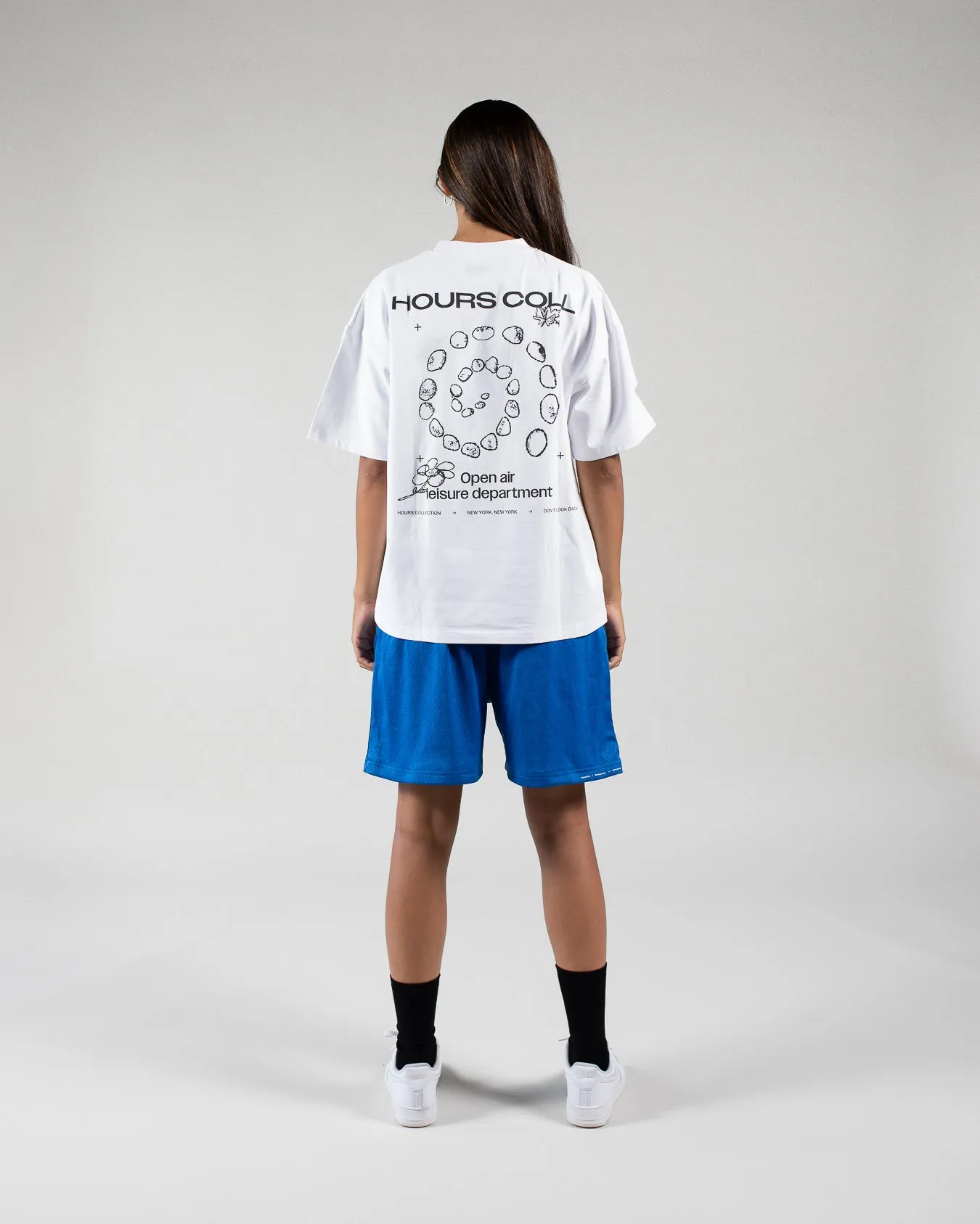 Hours Coll Mesh Shorts - Royal Blue