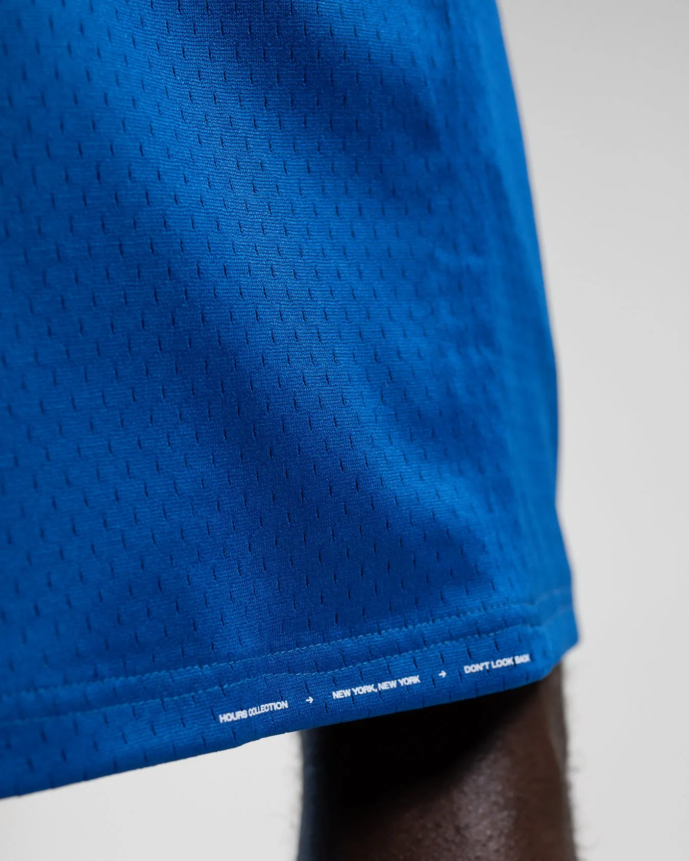 Hours Coll Mesh Shorts - Royal Blue