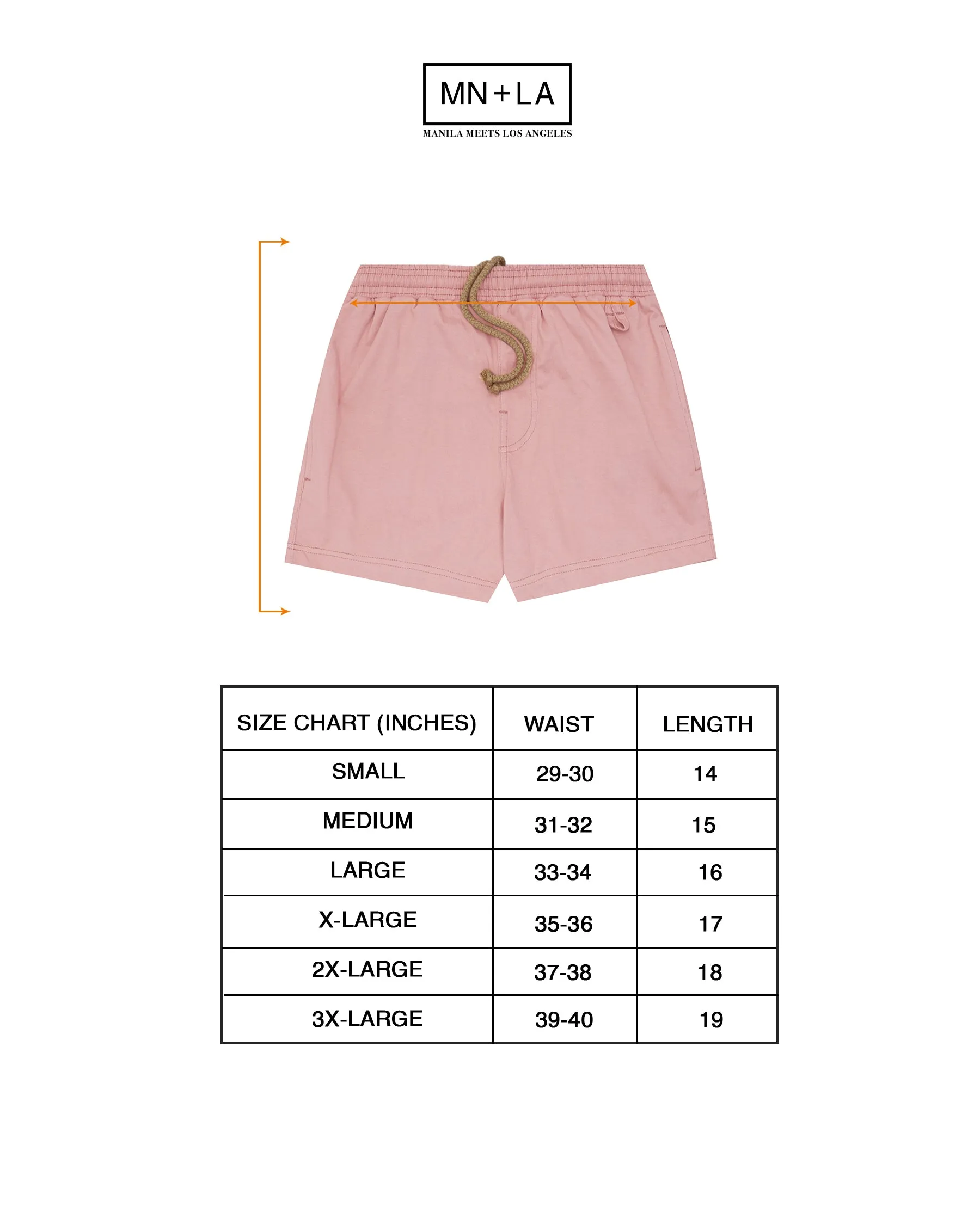 HOUSE SHORTS IN ROSE QUARTZ