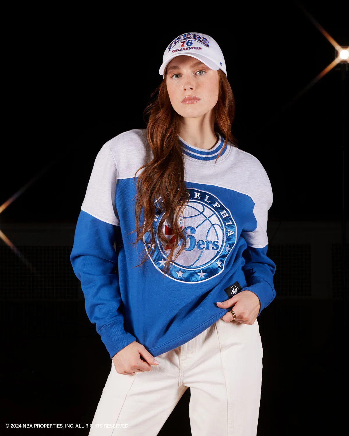 HOUSTON ROCKETS SATIN LOCK '47 BRYSON CREW