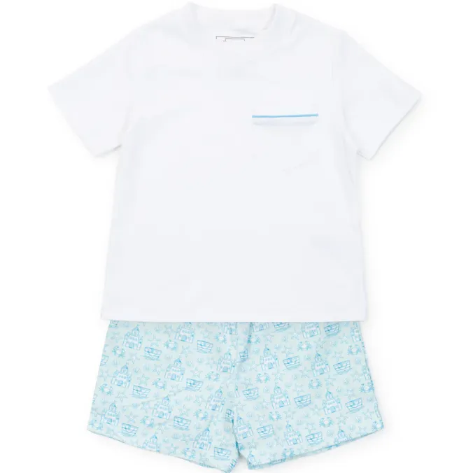 HudsonShort Set | Sandcastles Blue