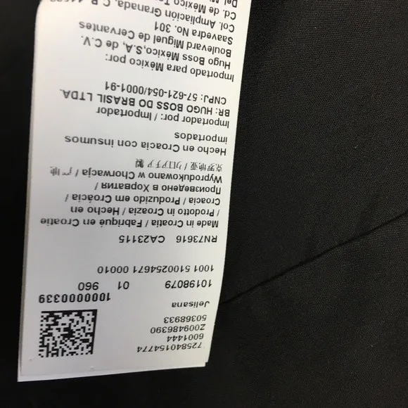 Hugo Boss Jelisana Wool Blazer Jacket Size 14