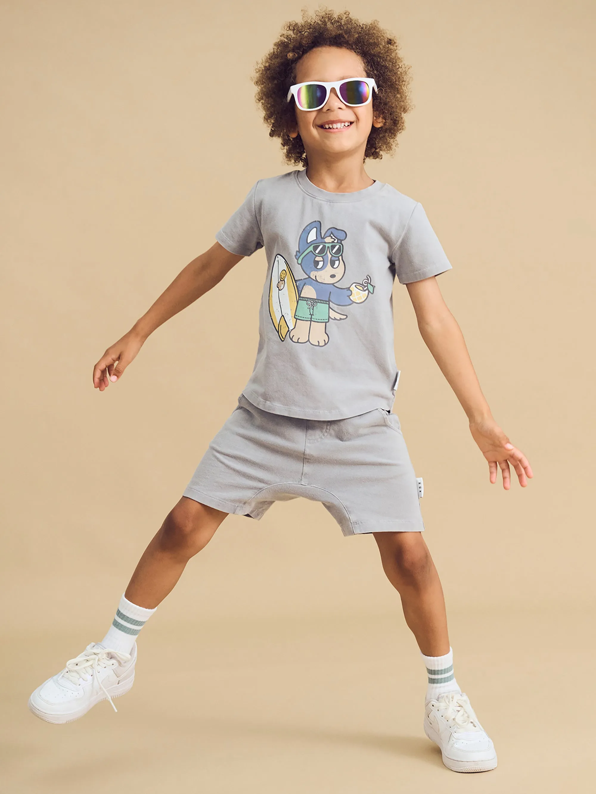 Huxbaby Vintage Grey Slouch Short