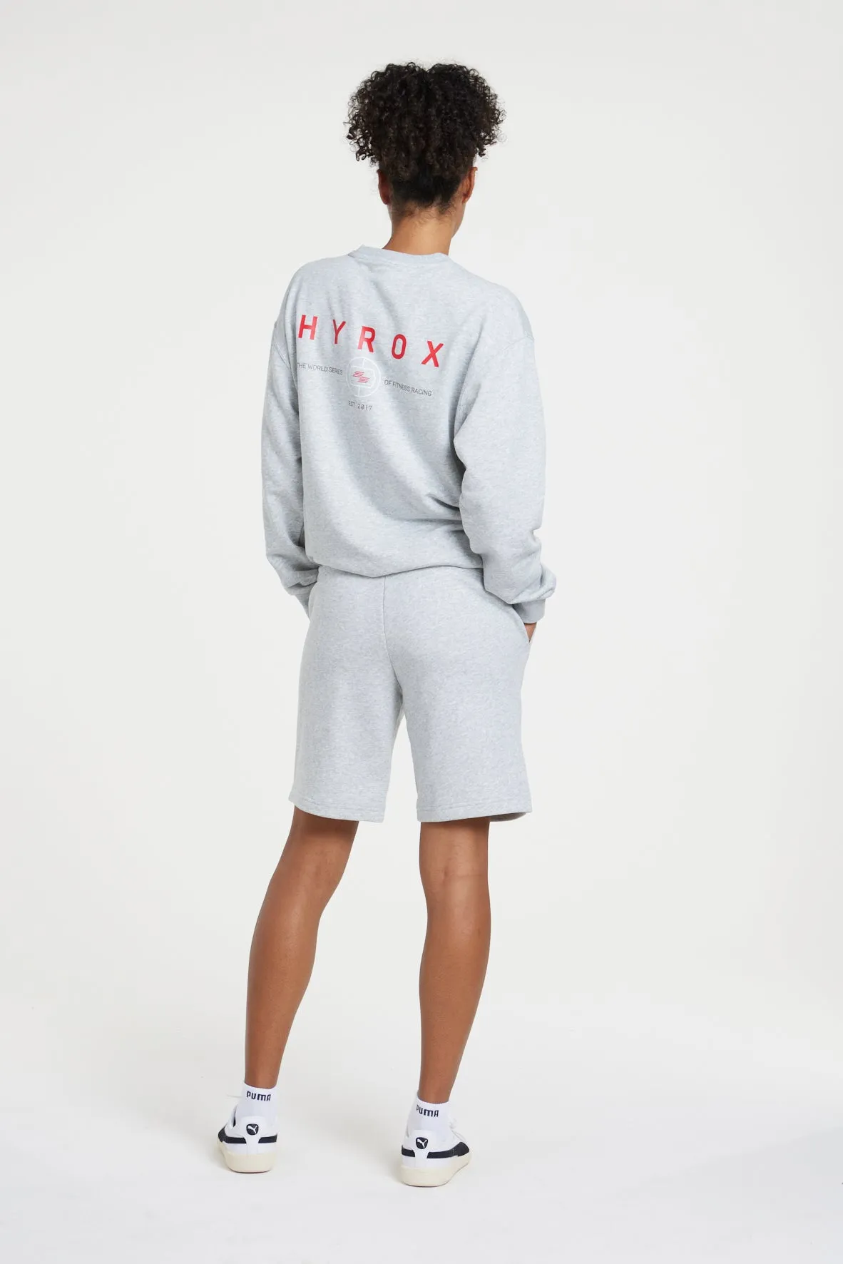 HYROX|PUMA Relaxed Sweat Short W - Gray