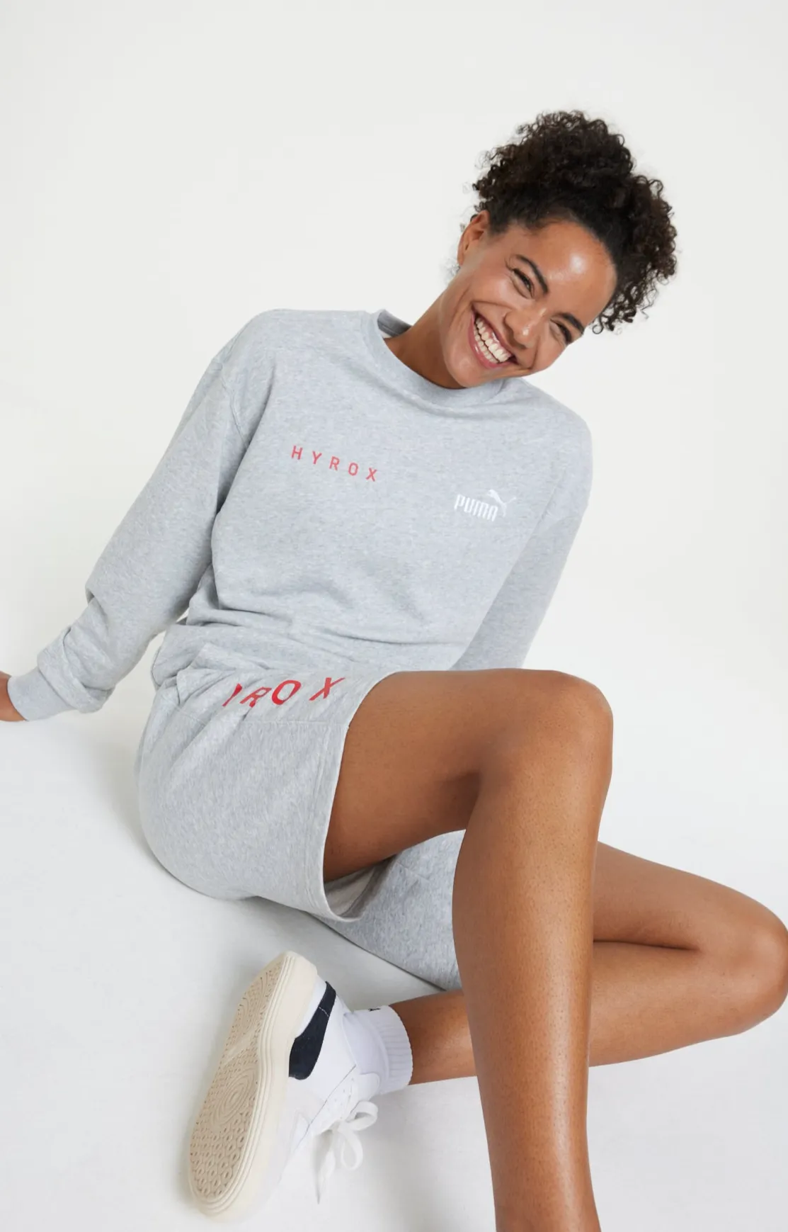 HYROX|PUMA Relaxed Sweat Short W - Gray