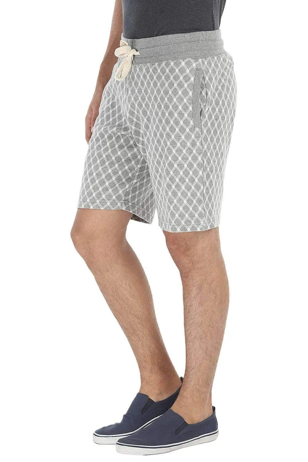 Jacquard Knit Relaxed Fit Shorts