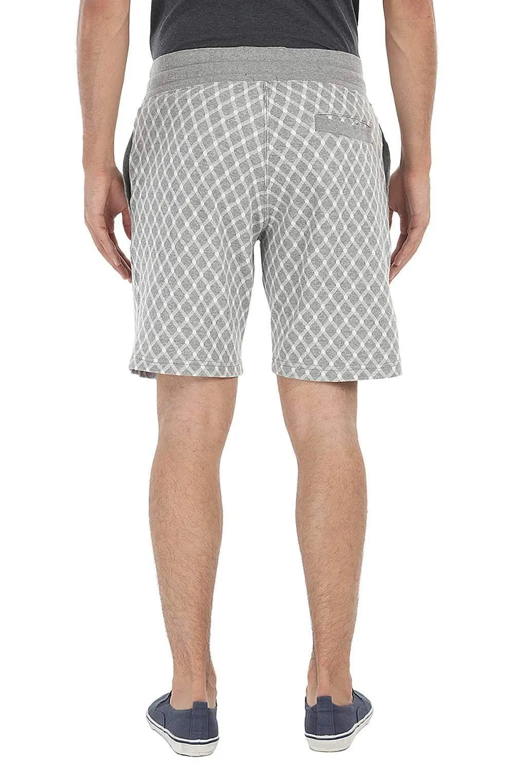 Jacquard Knit Relaxed Fit Shorts