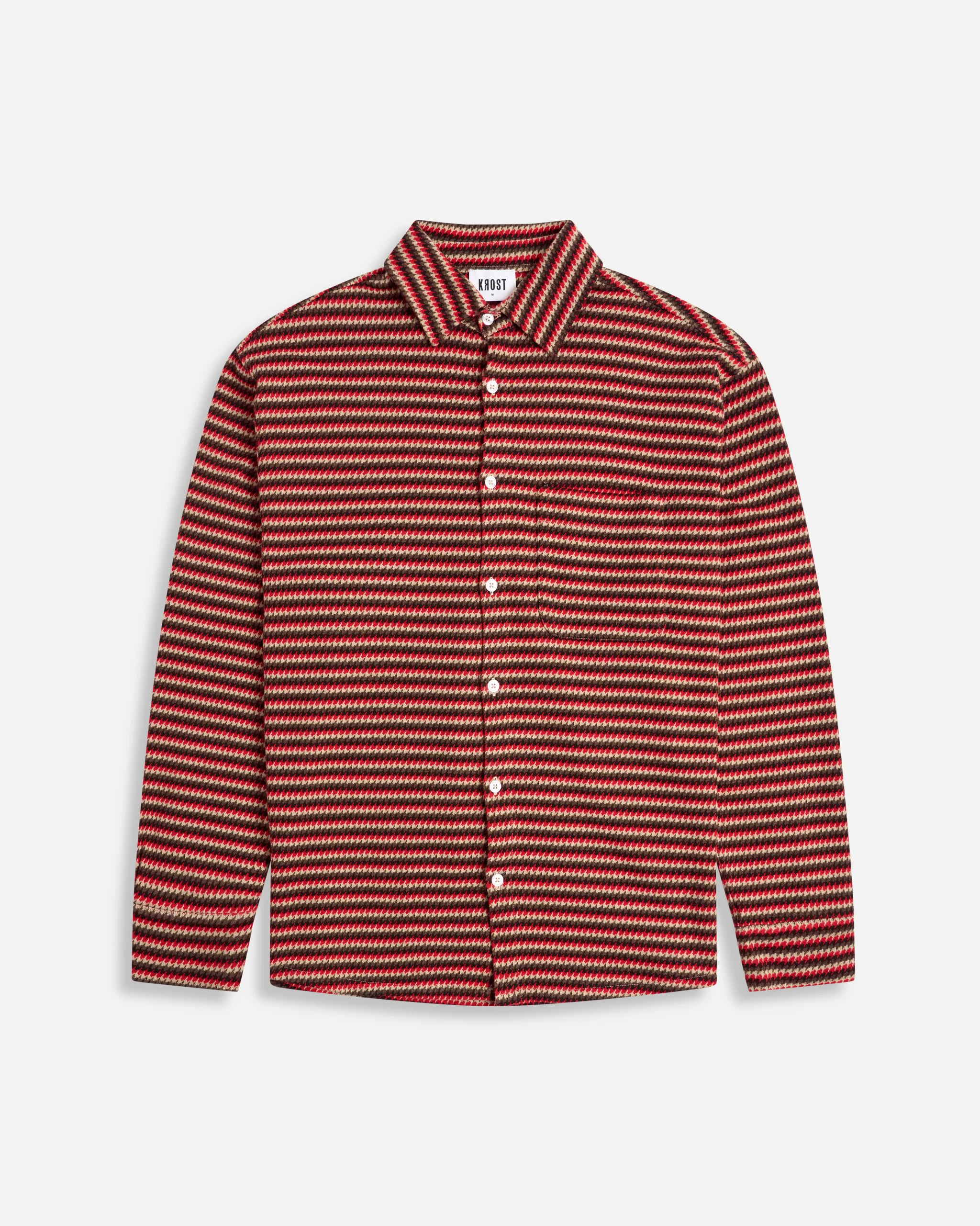 Jacquard Oversized Button Up