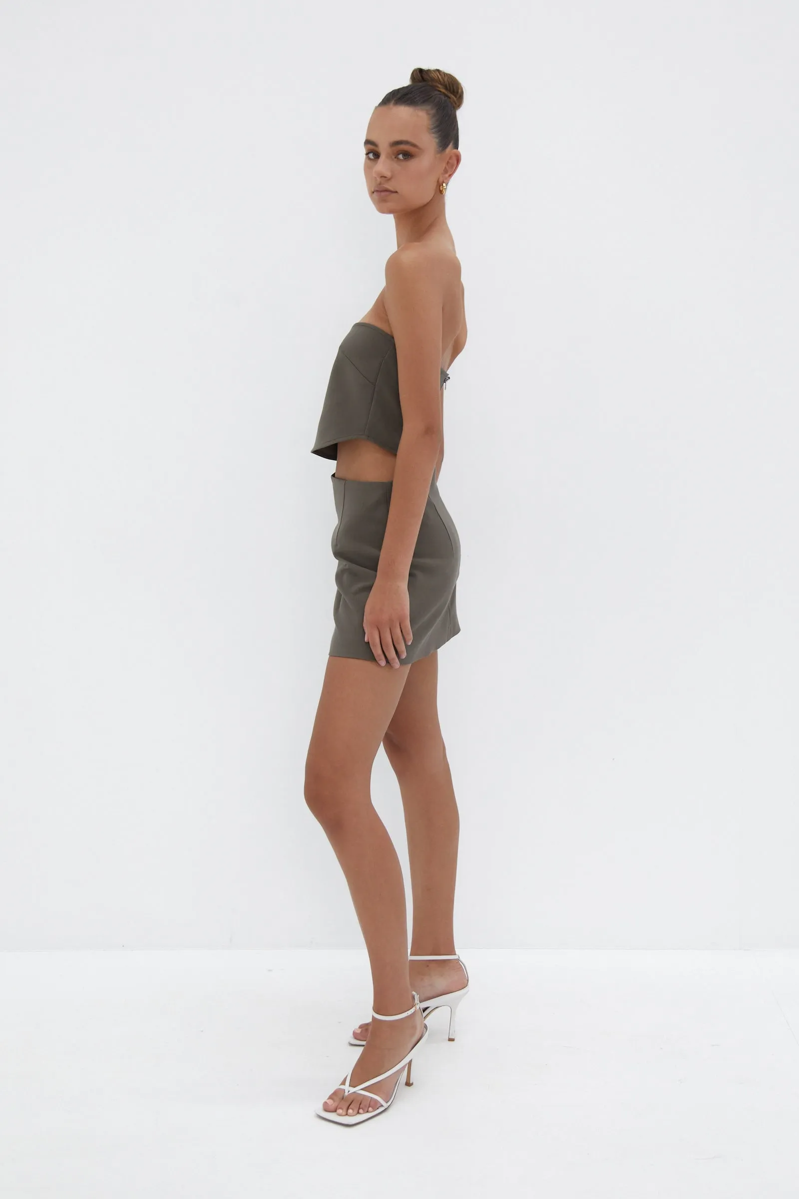 Jayden Tube Top - Khaki