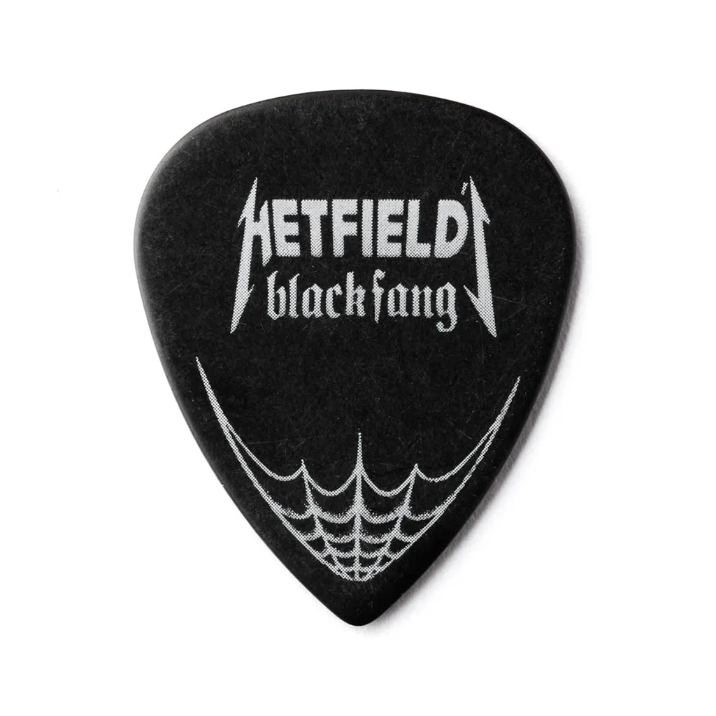 Jim Dunlop PH112P1.14 Black Fang Guitar Pick, 6-Picks Player Pack