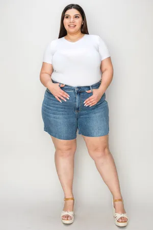 Judy Blue High Waist Slim Denim Shorts