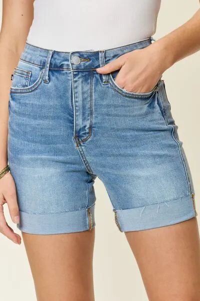 Judy Blue Tummy Control Denim Shorts