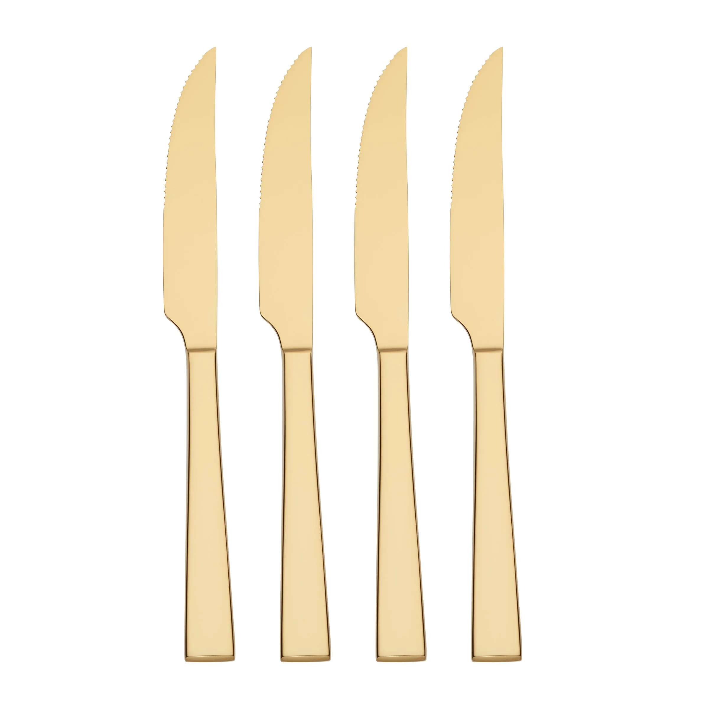 Kane Gold Mirror 4-Piece Steak Knife Set
