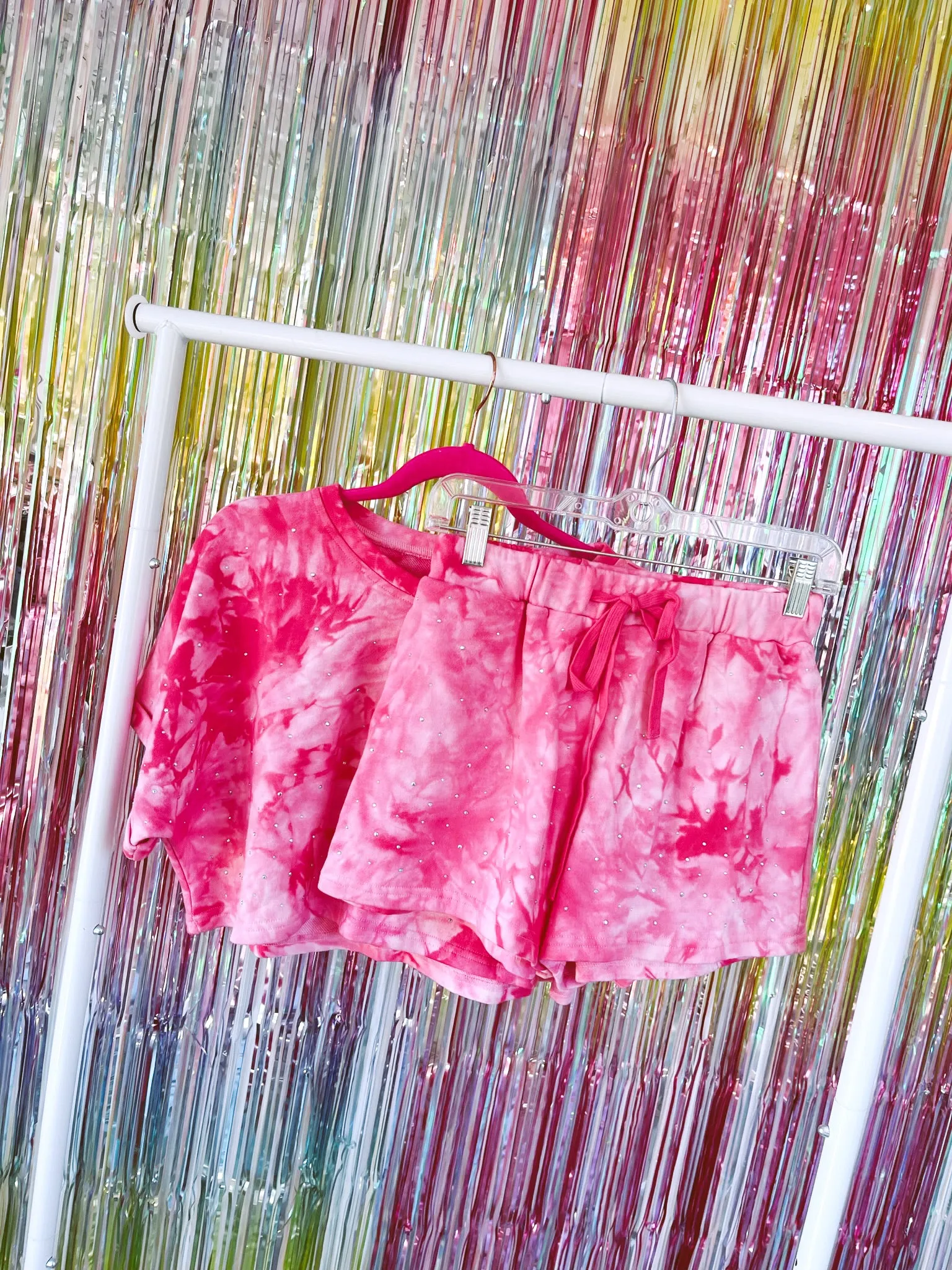 Keep Calm Pink Crystal Top