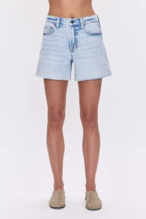 Kenendy Relaxed Mid Rise Cut Off Short in Reef
