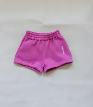 Kids Frankie Logo Shorts Pink
