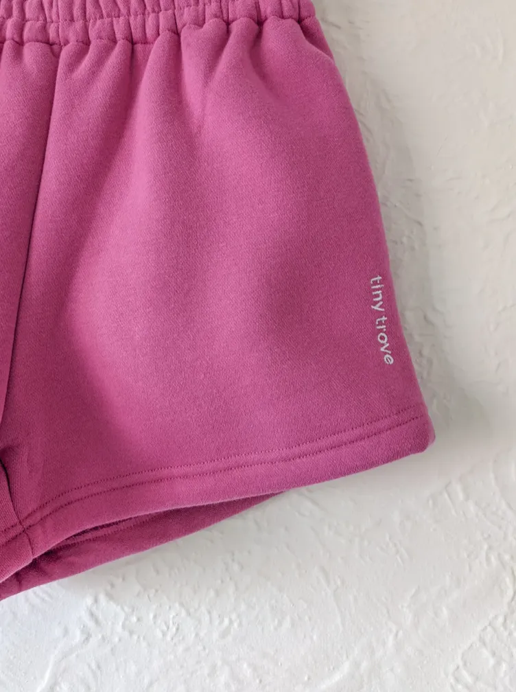 Kids Frankie Logo Shorts Pink