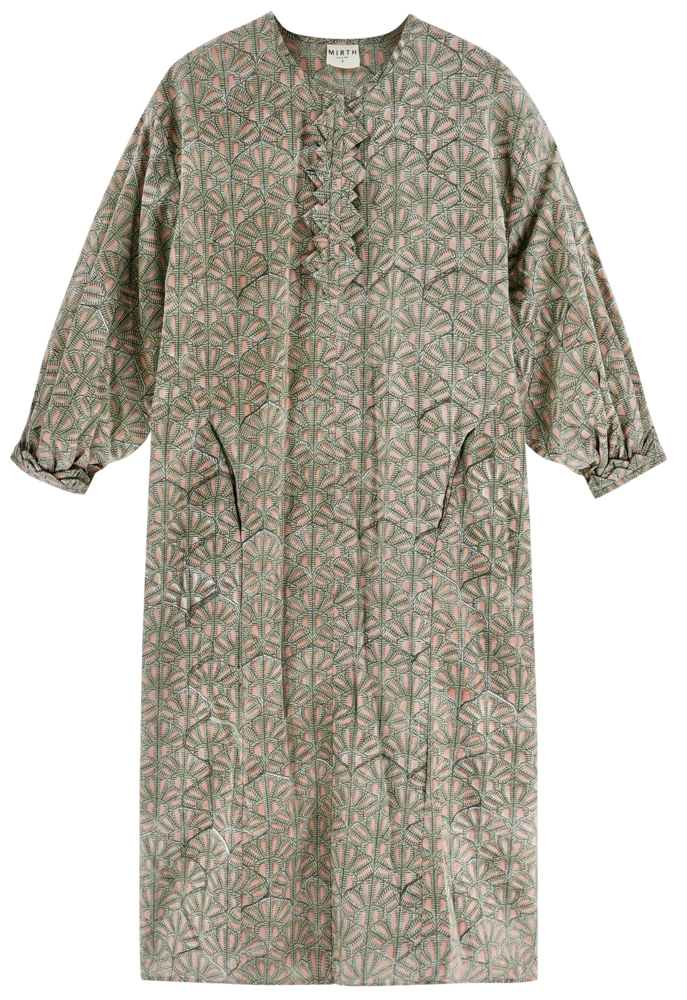 Kona Caftan in Trellis in Petal