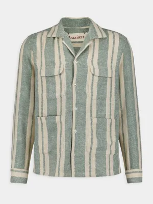 Kurt Matka Silk Stripe Shirt