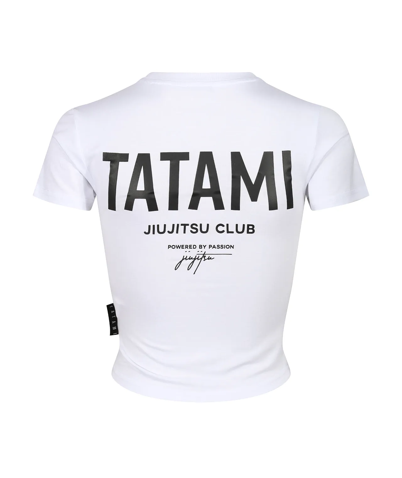 Ladies JJ Club Cropped T-Shirt - White