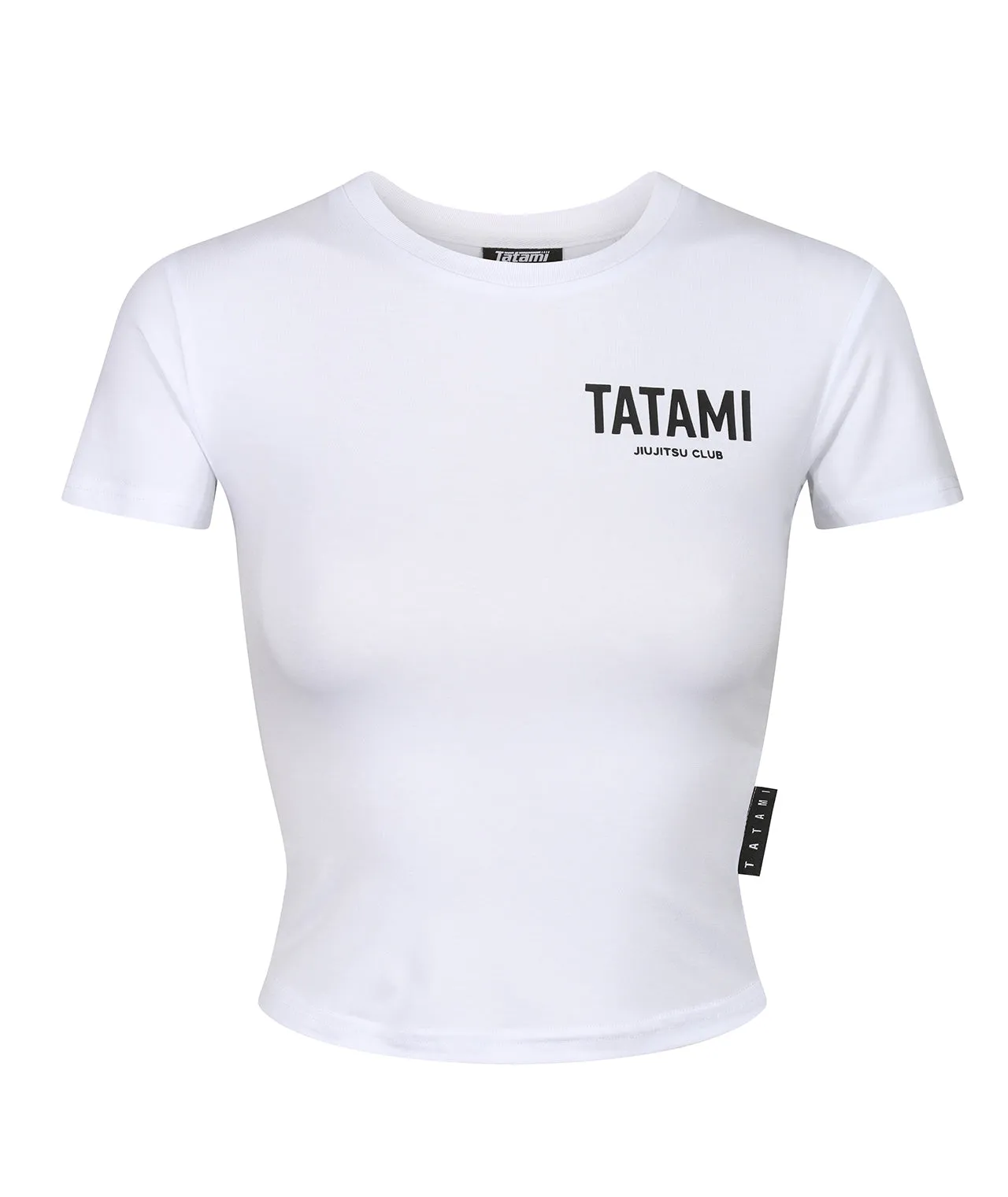 Ladies JJ Club Cropped T-Shirt - White