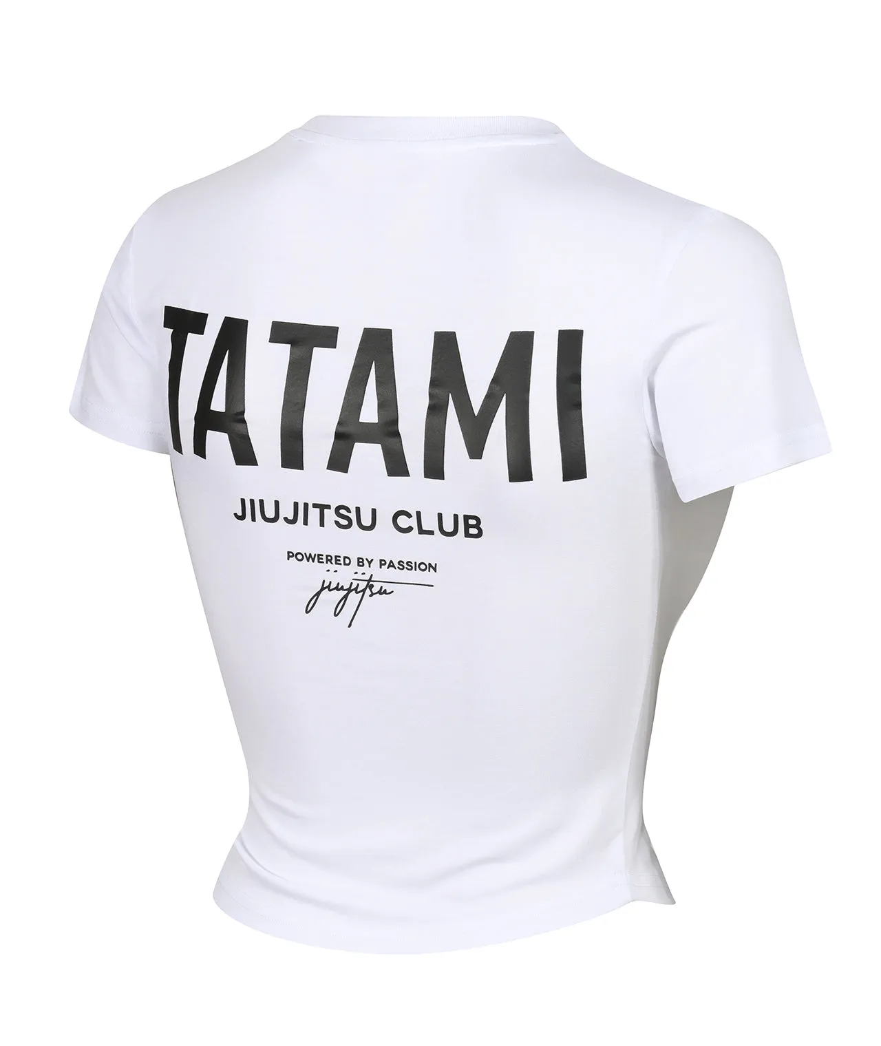 Ladies JJ Club Cropped T-Shirt - White