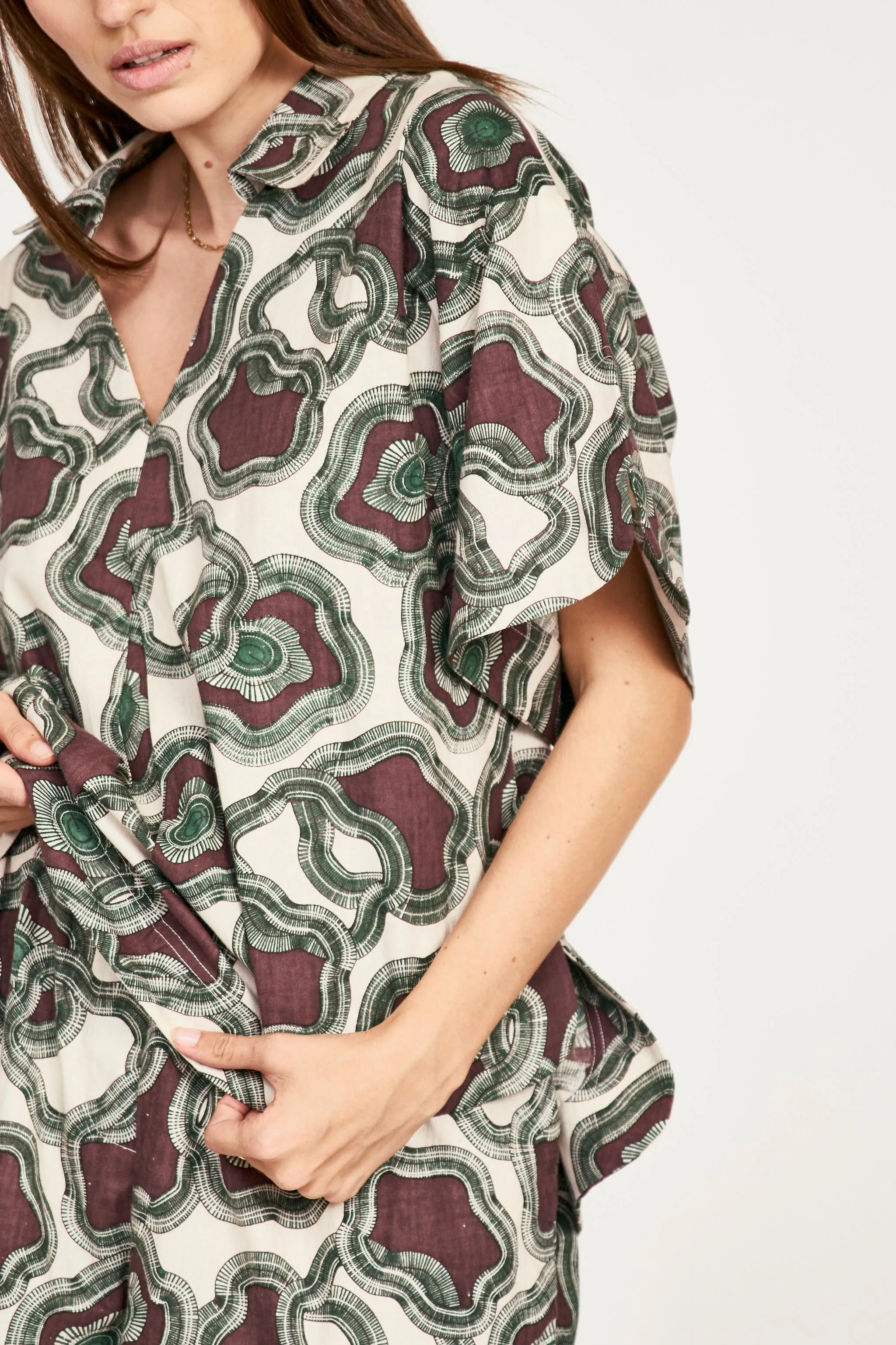 Lanai Top in Grappa Puddles (Pre-Order)