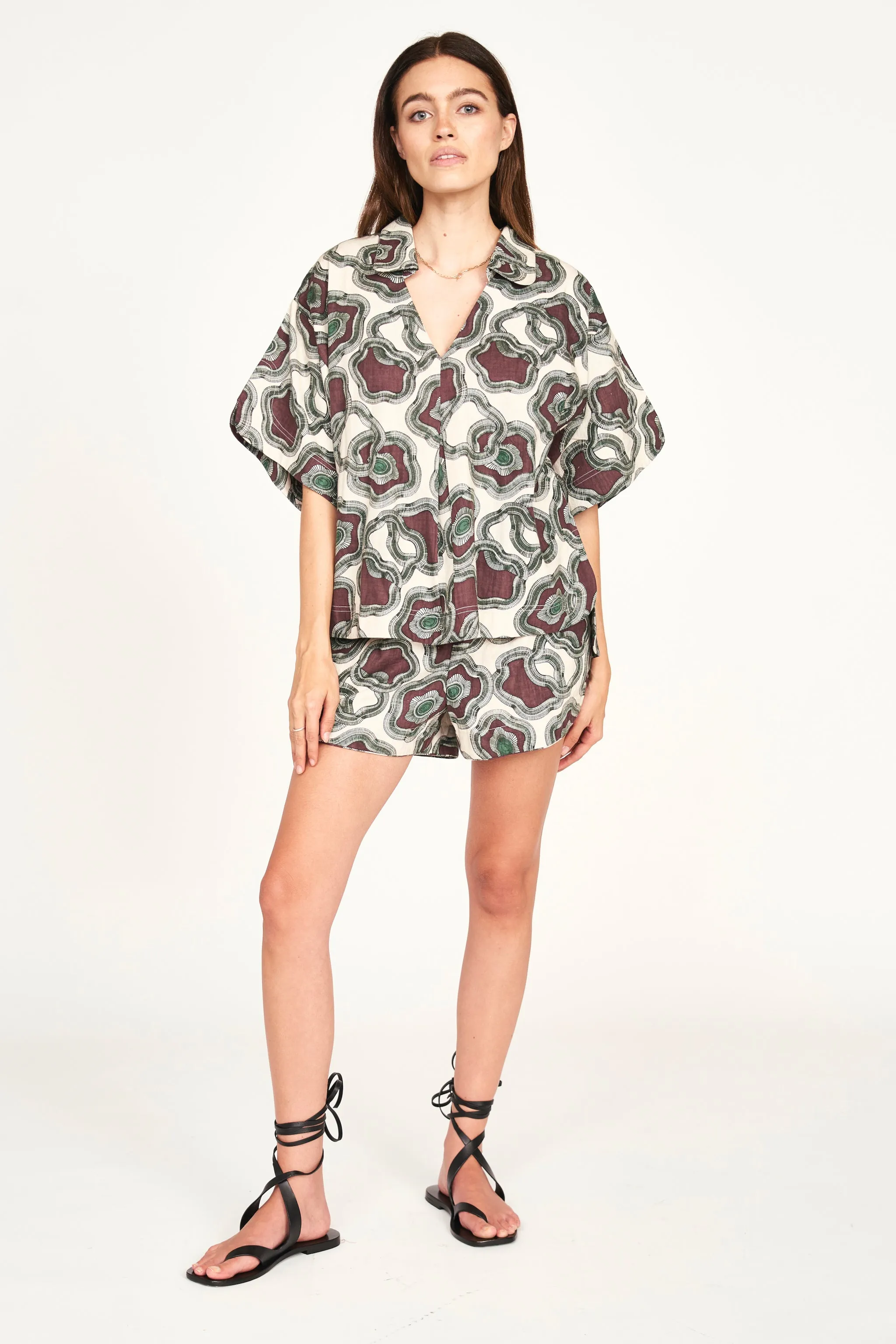 Lanai Top in Grappa Puddles (Pre-Order)