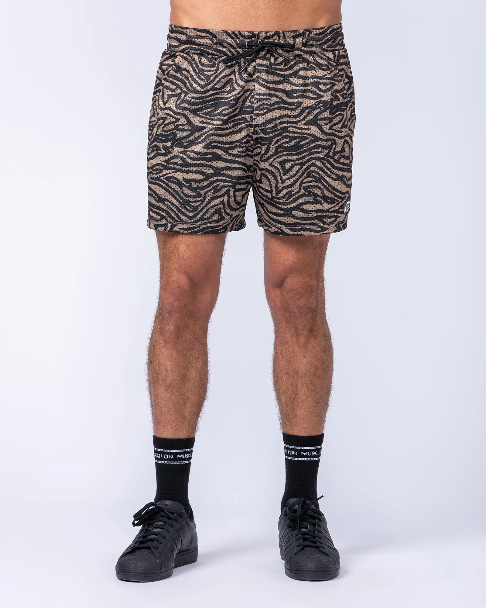 Lay Up 3.5" Shorts - Dark Animal Print