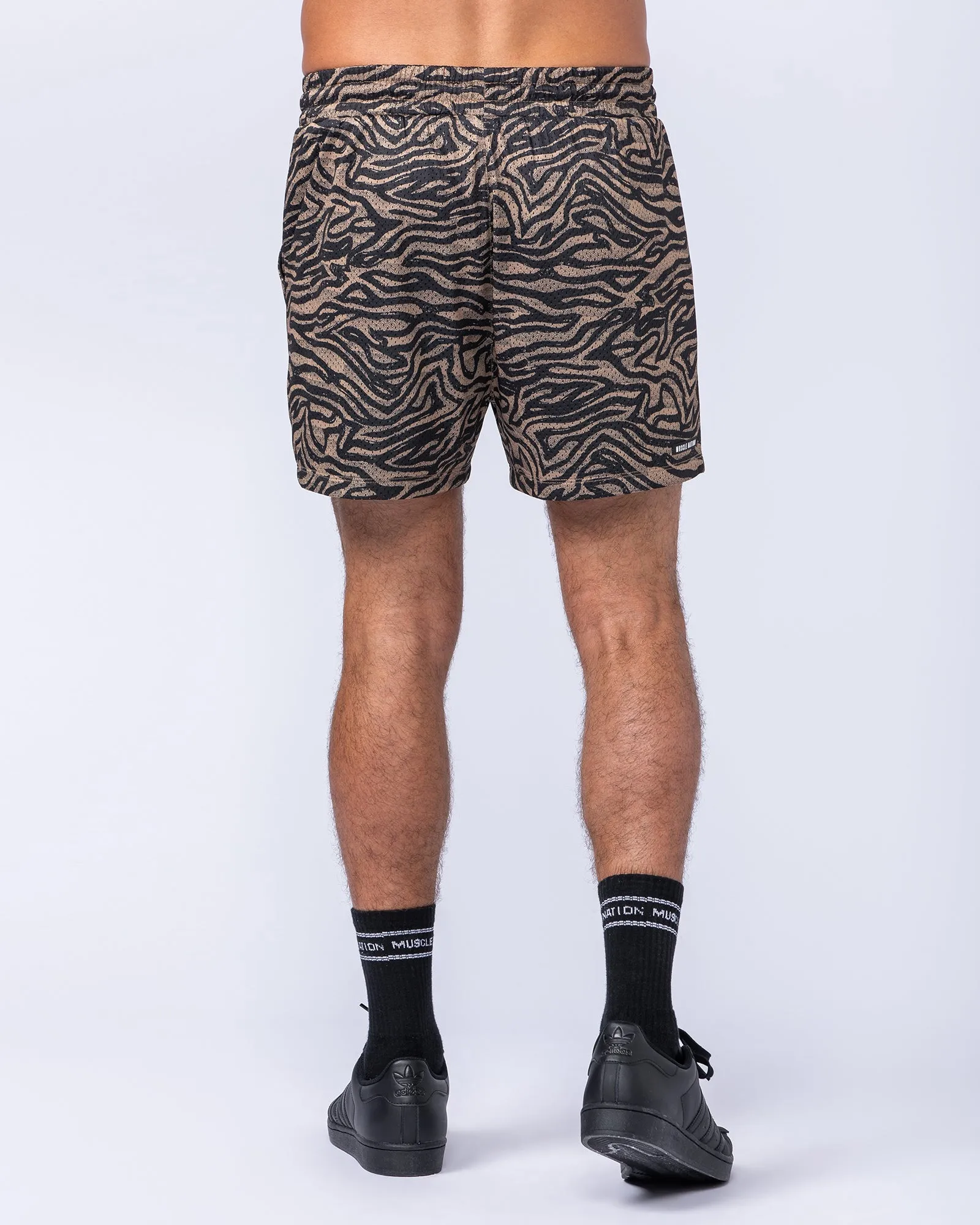 Lay Up 3.5" Shorts - Dark Animal Print