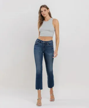 Layla Crop Raw Hem