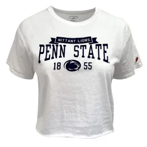 League Ladies Penn State 1855 Cropped T-Shirt