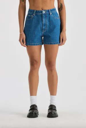 LEE HIGH RELAXED SHORT - BLUE QUARTER