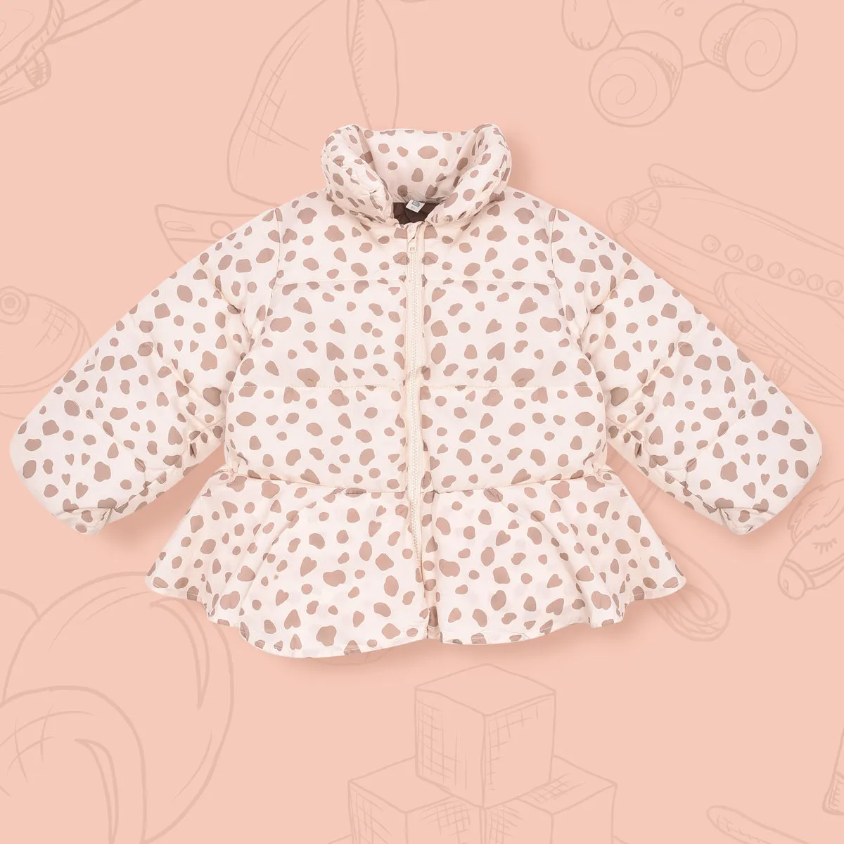 Leopard Comfy Puffer Jacket 13458