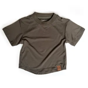 Little Bipsy Oversized Bamboo Tee - Army Green