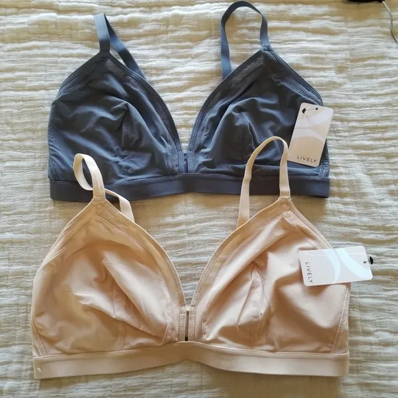 Lively | (2) Mesh Trim Bralettes