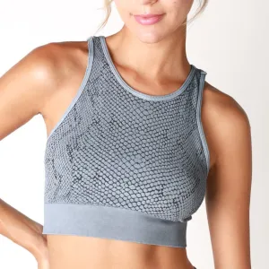Maya Snake Skin Crop Top