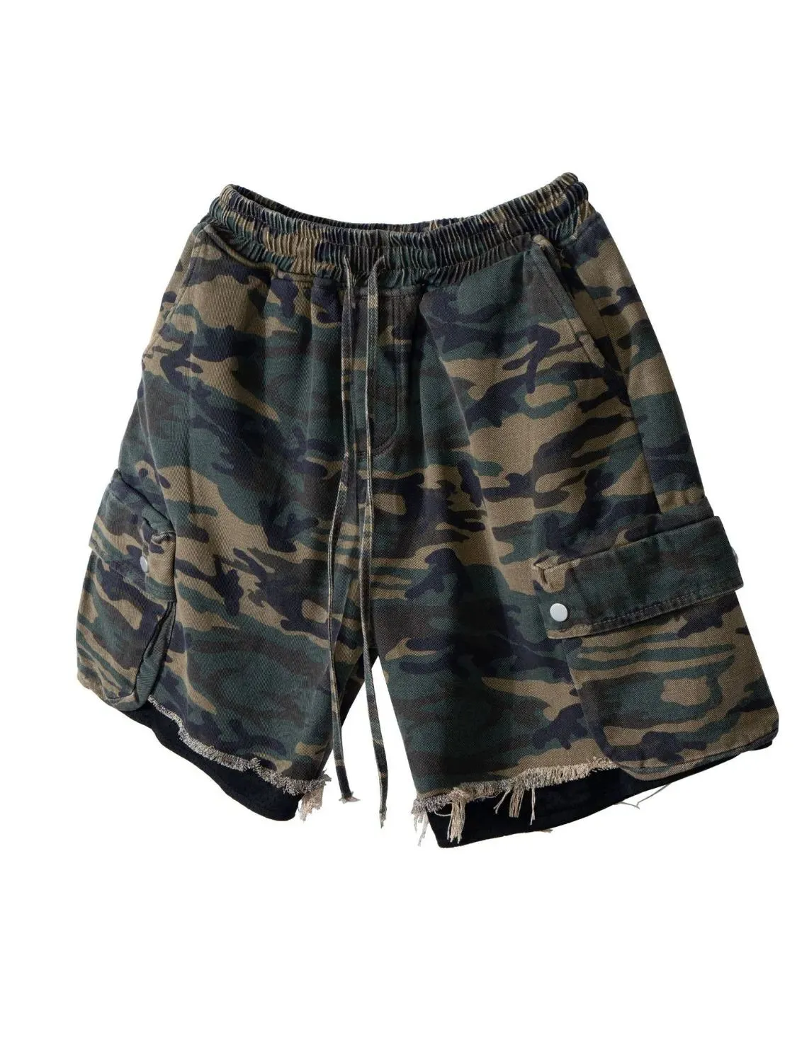 Men's Drawstring Camouflage Shorts