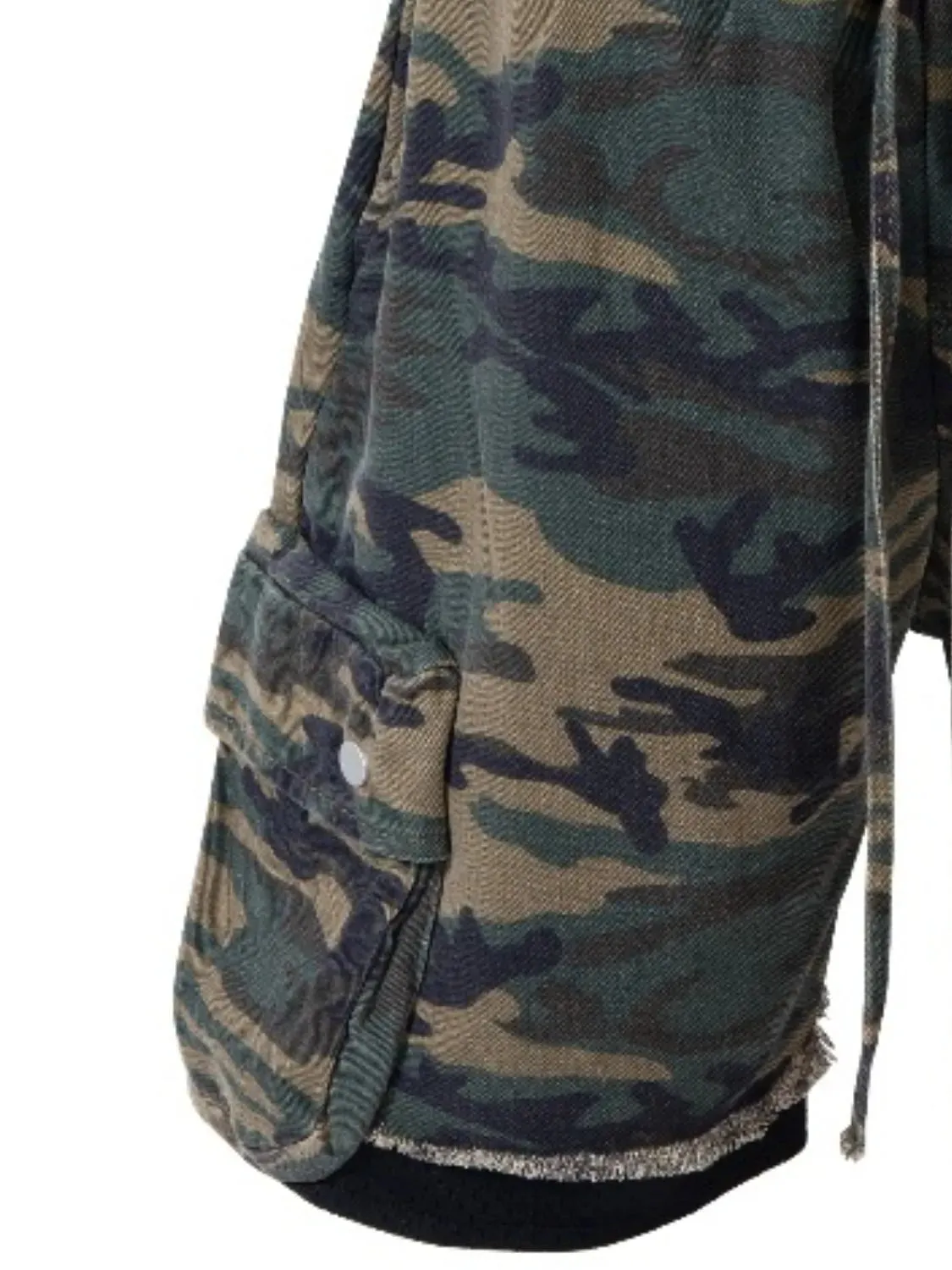 Men's Drawstring Camouflage Shorts