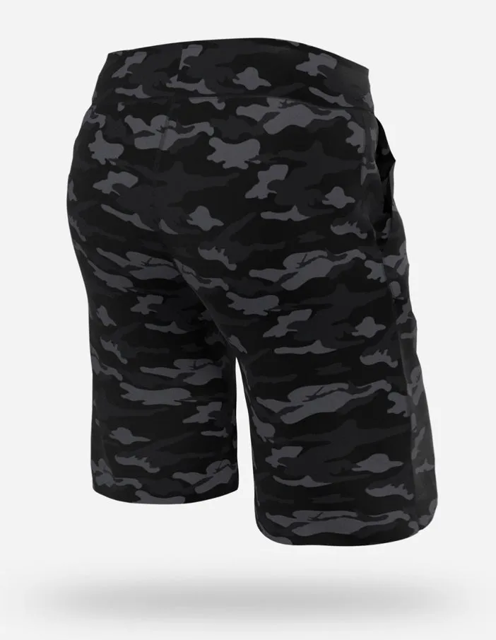 Men’s Pyjamas Shorts Black Covert Camouflage