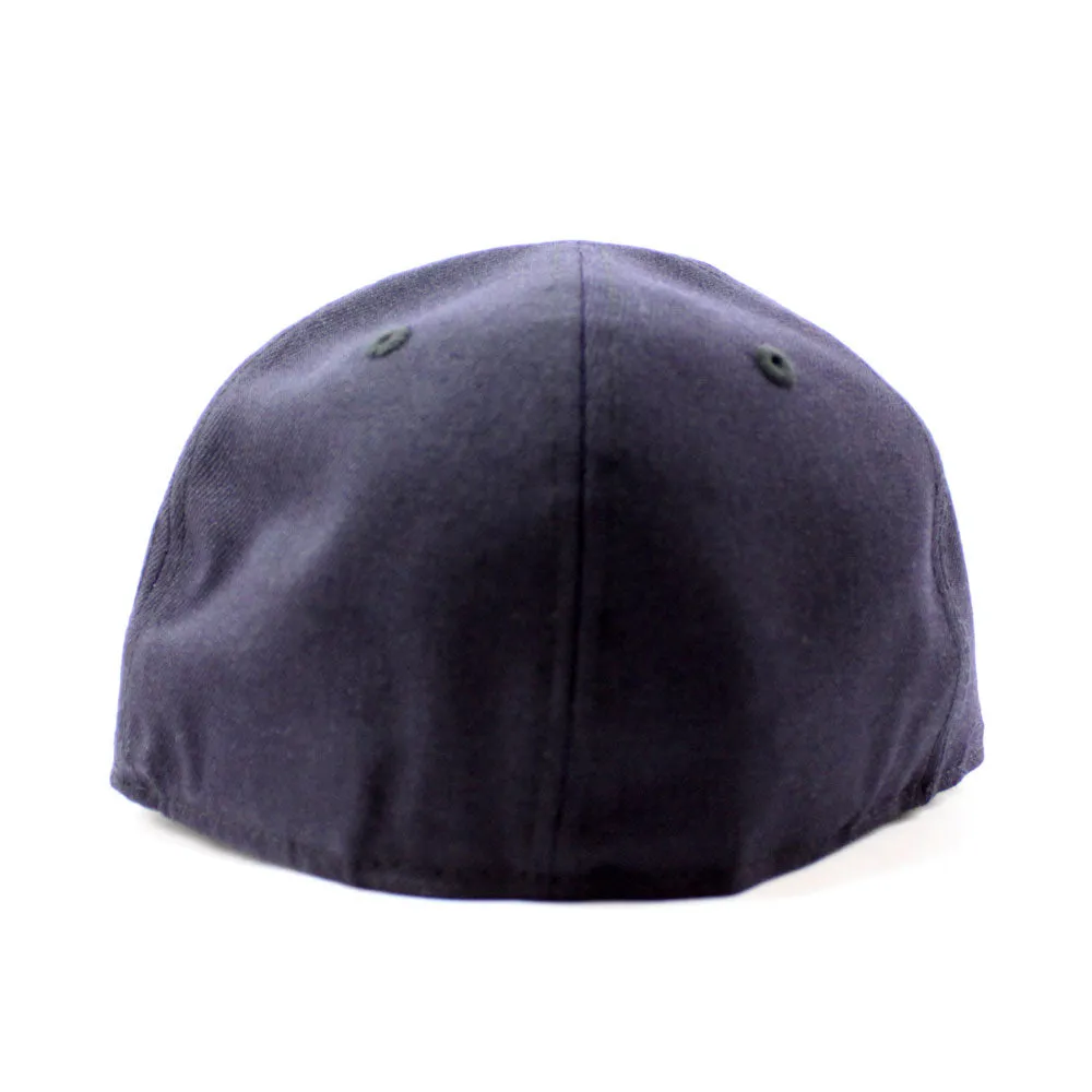 Milwaukee Braves 1957 WORLD SERIES New Era 59Fifty Fitted Hat V2 (RETRO GREEN UNDER BRIM)