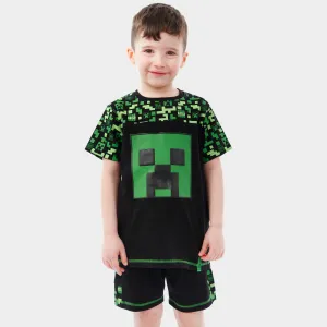Minecraft Creeper Top and Shorts