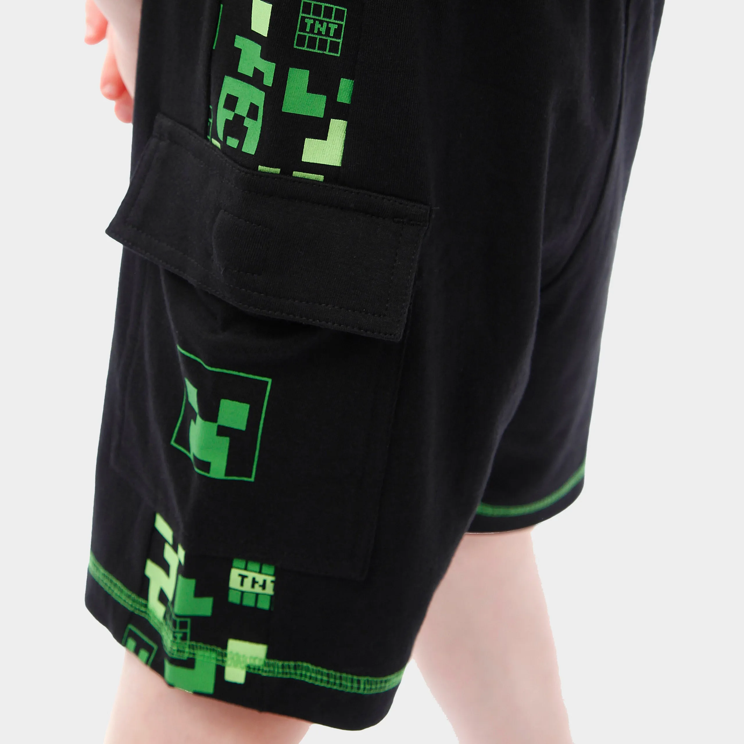 Minecraft Creeper Top and Shorts