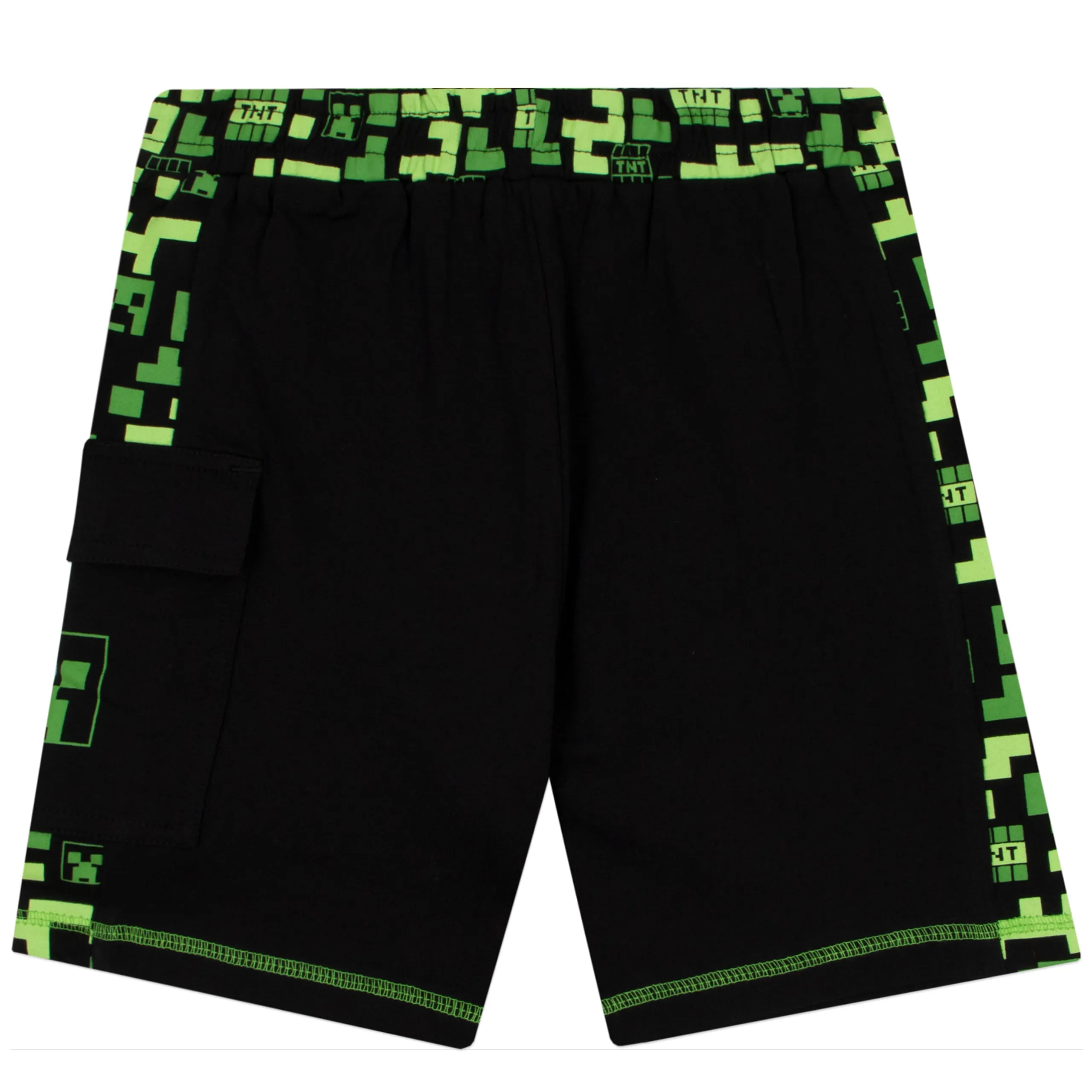 Minecraft Creeper Top and Shorts