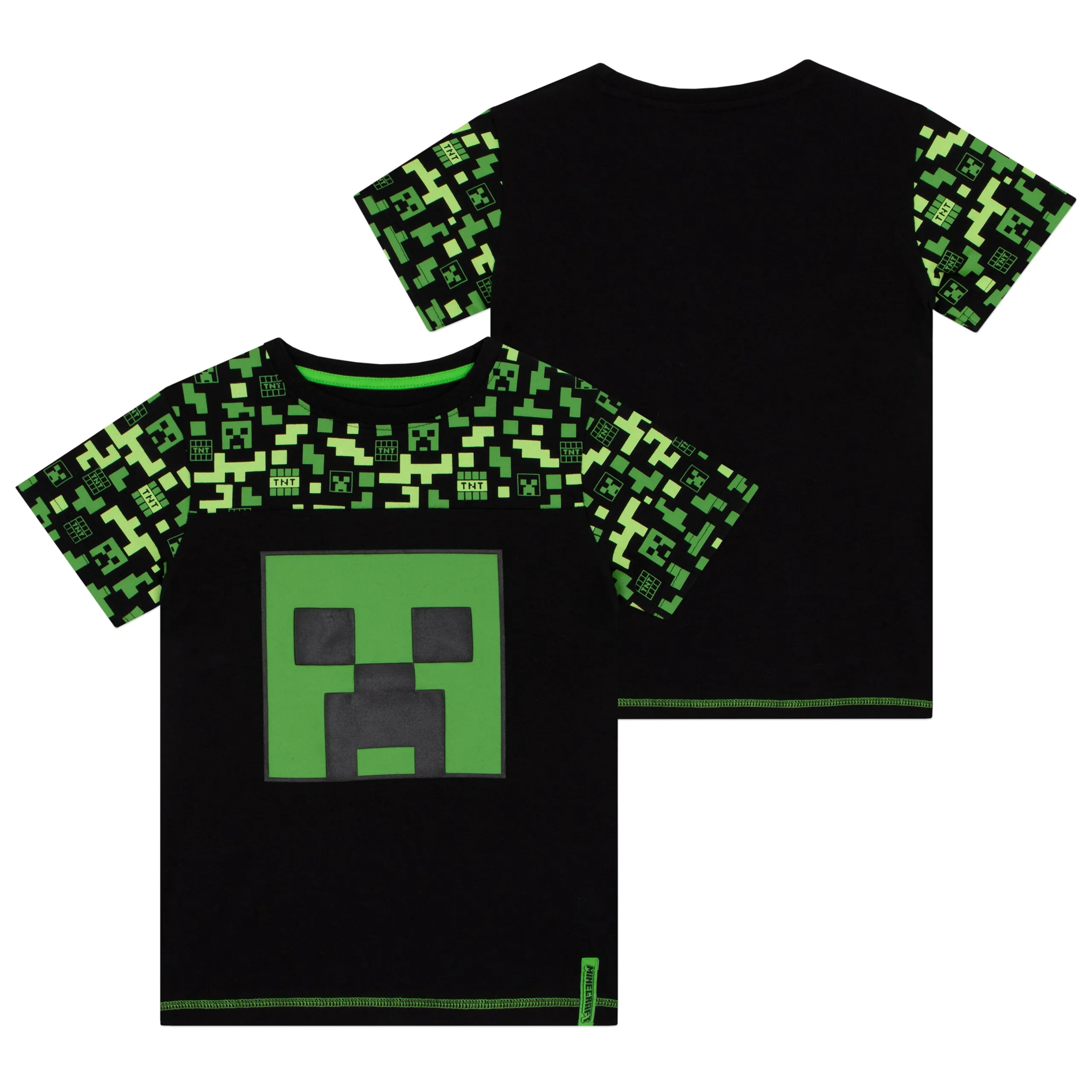Minecraft Creeper Top and Shorts